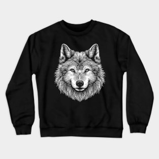 Lone Wolf Sketch Crewneck Sweatshirt